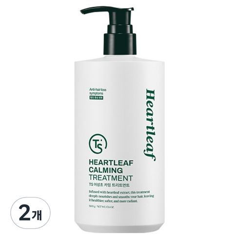 TS 어성초 카밍 두피진정 트리트먼트, 500g, 2개