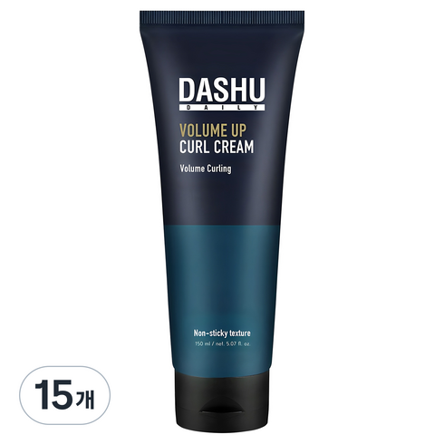 다슈 데일리 볼륨업 컬크림, 150ml, 15개
