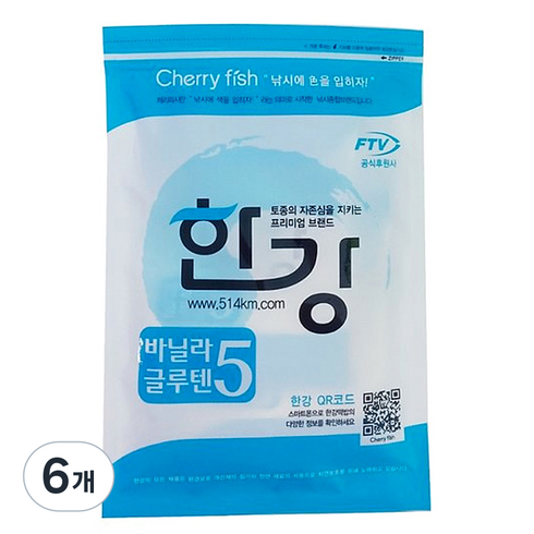 한강 떡밥 바닐라 글루텐5 5p, 38g, 6개