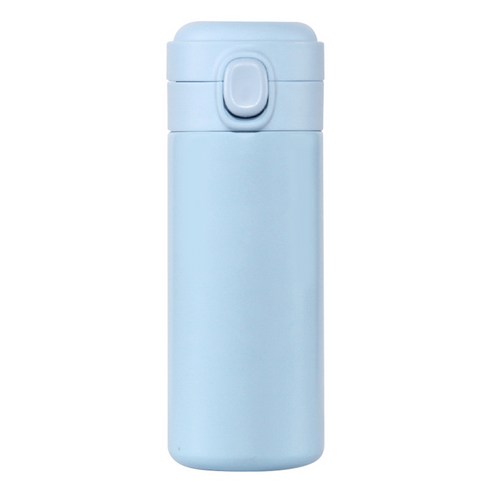 키에 슬림 원터치 텀블러, 블루, 350ml, 1개