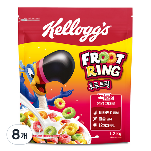 후루트링 시리얼, 1.2kg, 8개