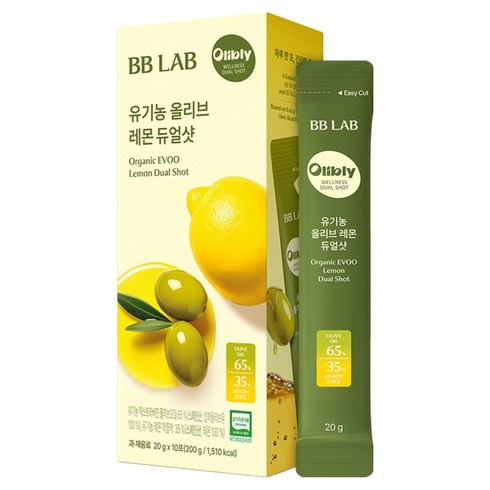 비비랩 유기농 올리브레몬 듀얼샷, 200g, 1개