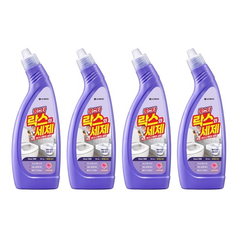 홈스타 락스와 세제 후로랄파인, 750ml, 4개