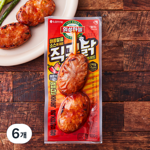 의성마늘 직꾸닭 매콤레드, 100g, 6개