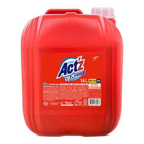 액츠 파워젤 액상세제 플로럴향 본품, 14L, 1개입, 1개