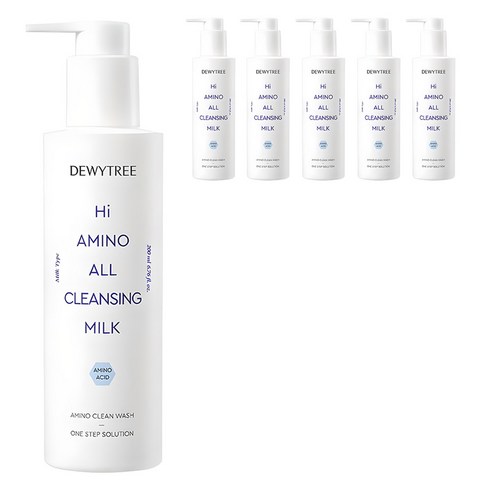 듀이트리 하이 아미노 올 클렌징 밀크, 200ml, 6개