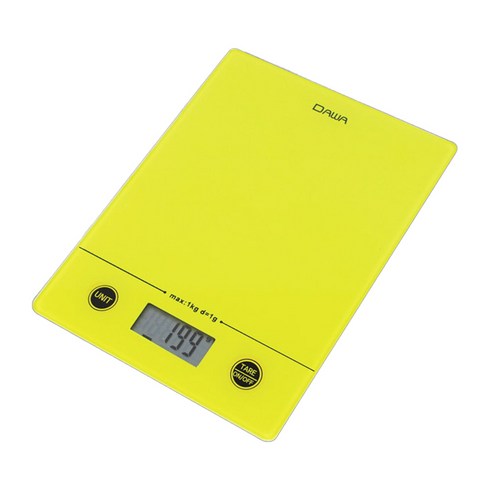 다와 디지털 가정용 주방저울, 1kg, 그린, DK-5000