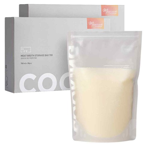 덴라이프 국내제조 육수 저장팩 700ml, 2개