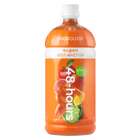 푸드올로지 톡스올로지 48시간 CCA 클렌즈주스, 1L, 1개