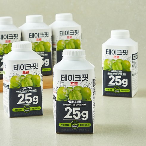 테이크핏 프로 샤인머스캣 단백질 워터, 6개, 500ml