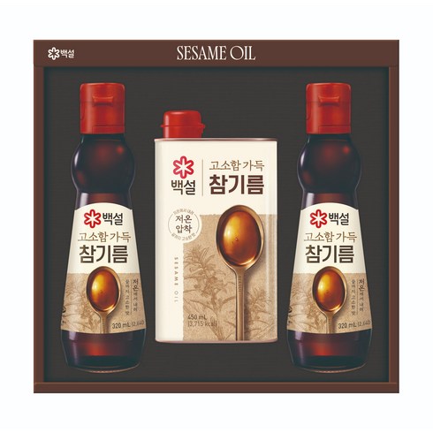 백설 고소함 가득 참기름 2호 선물세트, 2세트