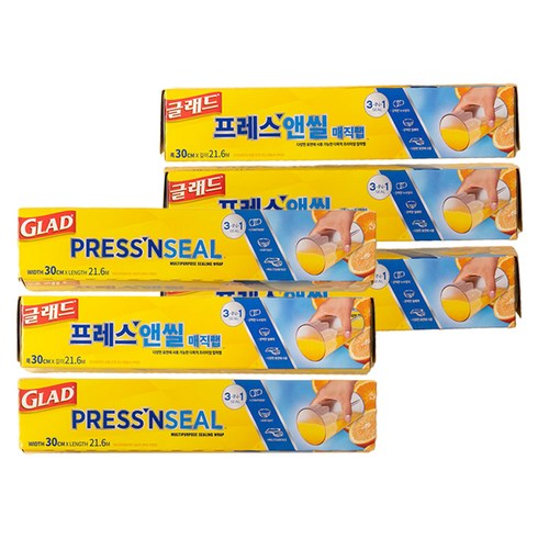 글래드 프레스앤씰 매직랩 일반형, 21.6m, 6개