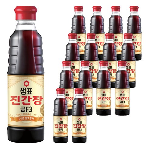 샘표 진간장 금F3, 500ml, 15개