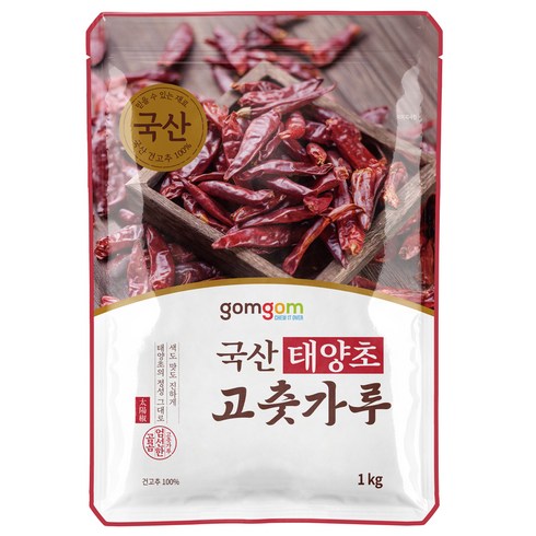 곰곰 국산 태양초 고춧가루, 1kg, 1개
