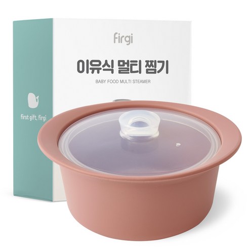 퍼기 멀티 이유식찜기, 800ml, 1개, 드라이로즈