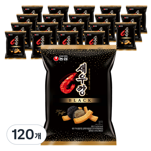 새우깡 블랙, 72g, 120개