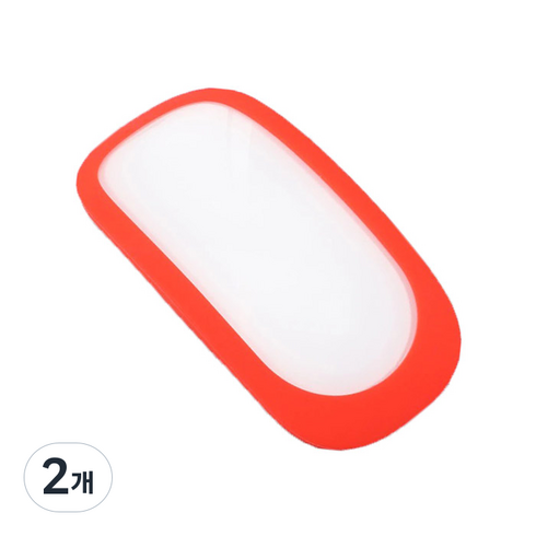비쉐르 애플 무선마우스 실리콘 케이스 레드, 2개