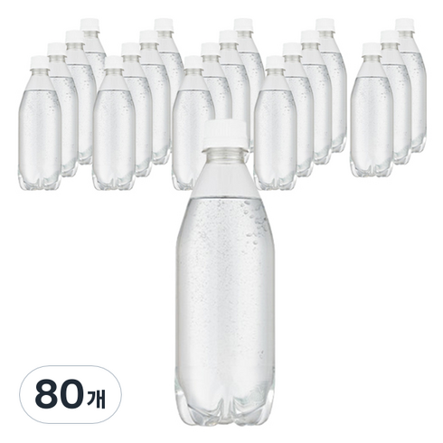 라인바싸 플레인 탄산수 무라벨, 500ml, 80개