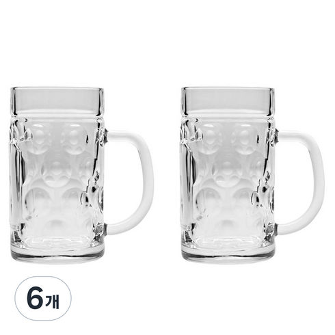 델리 맥주잔 590ml, 6개