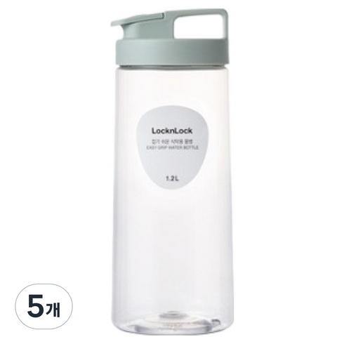 락앤락 잡기쉬운 물병 HAP813MIT, 민트, 1.2L, 5개