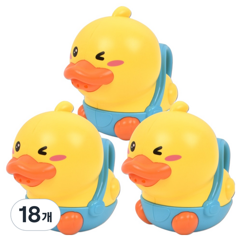 오리 물 뿌리개 목욕놀이, 파랑, 18개