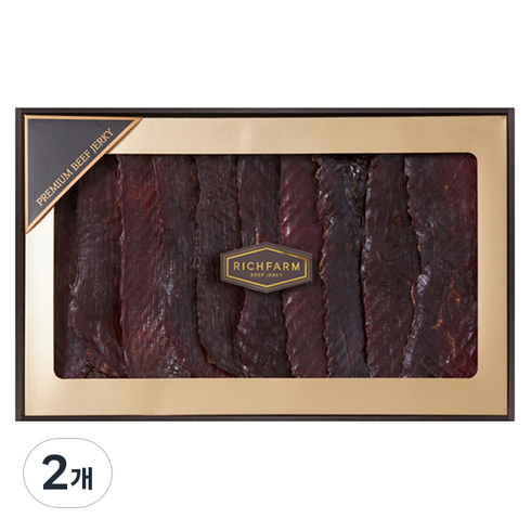 리치팜너트 호주산 소고기 육포 3호, 400g, 2개