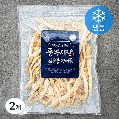 주일 중부시장 김종풍 쫄깃 황태채(냉동), 300g, 2개