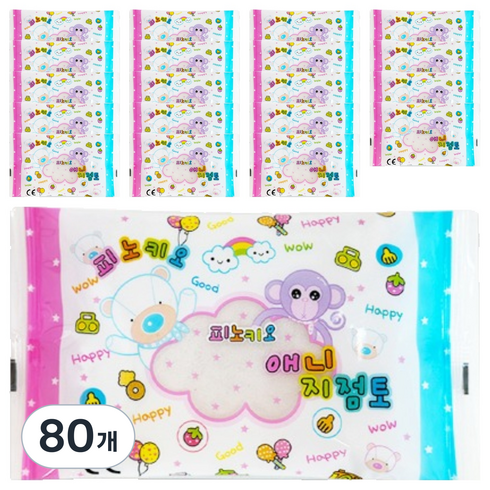 토단교재 피노키오 애니 지점토 210g, 80개, 하양