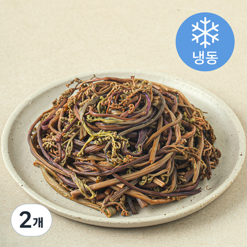 나물투데이 국내산 데친 고사리 (냉동), 2개, 250g