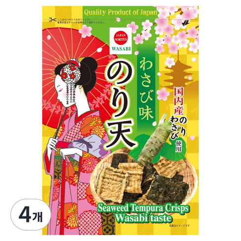 노리텐 와사비맛, 125g, 4개