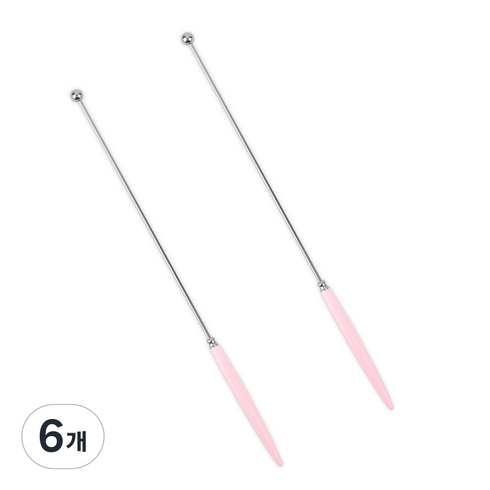 보겐 몽블랑 에펠 골드 머들러, 핑크, 6개