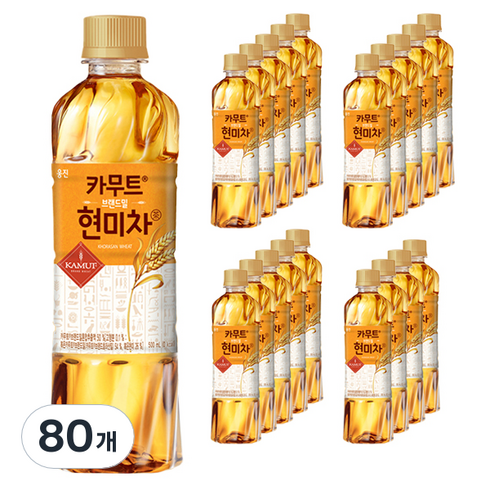 웅진 카무트 현미차, 500ml, 80개