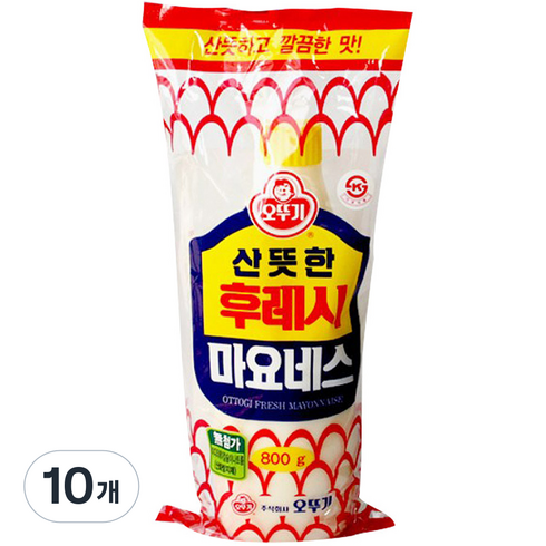 오뚜기 후레시 마요네즈, 800g, 10개