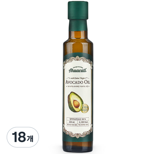 아후카틀 엑스트라버진 아보카도오일, 250ml, 18개