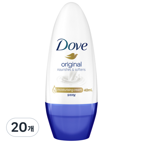 도브 오리지널 데오드란트 롤온, 40ml, 20개