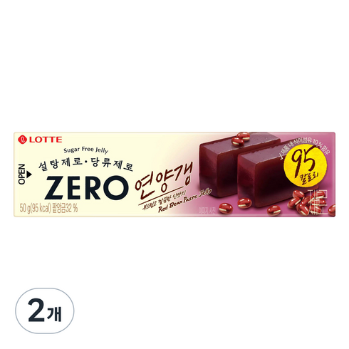 롯데제로 연양갱, 50g, 32개