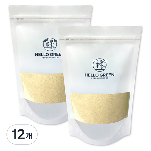 헬로우그린 생강분말, 500g, 12개