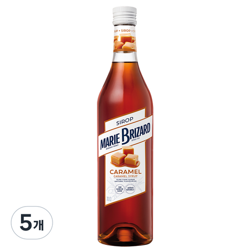 마리브리자드 카라멜 시럽, 700ml, 5개