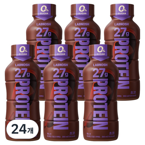 랩노쉬 프로틴 드링크 퍼펙트 초코, 24개, 350ml