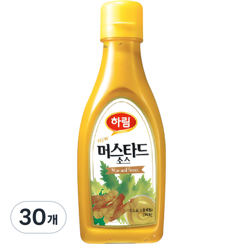 하림 뉴 머스타드 소스, 280g, 30개