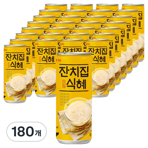 롯데칠성음료 잔치집 식혜, 240ml, 180개