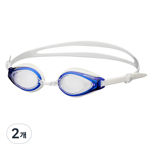 피닉스 아동용 노미러 수경 PN-503J, Navy, 2개