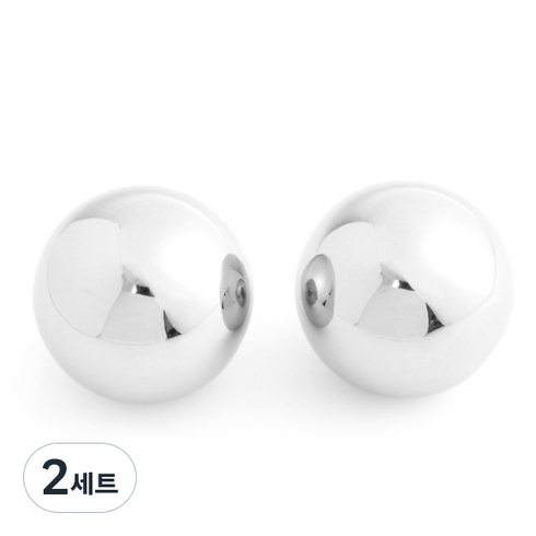 녹지 않는 원형 스텐 아이스 큐브 2p, 2세트