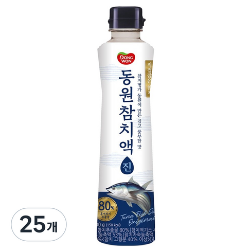 동원 참치액 진, 500g, 25개