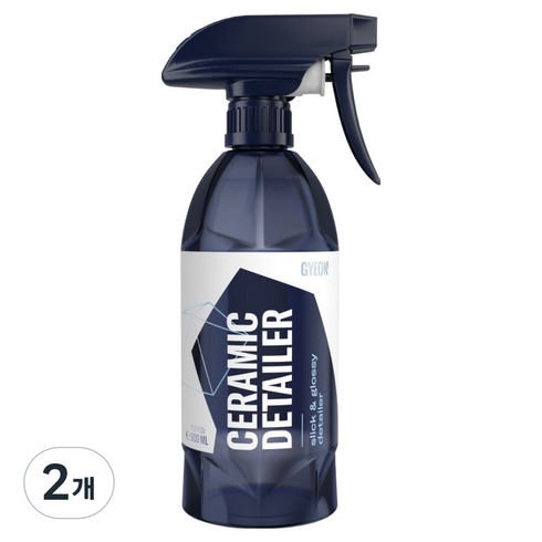 기온쿼츠 세라믹 디테일러 자동차 광택 물왁스 QD 유리막관리제 LSP, 2개, 500ml