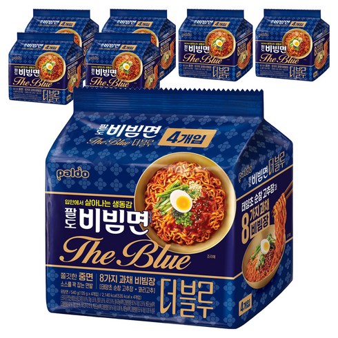 팔도비빔면 더블루 135g, 28개