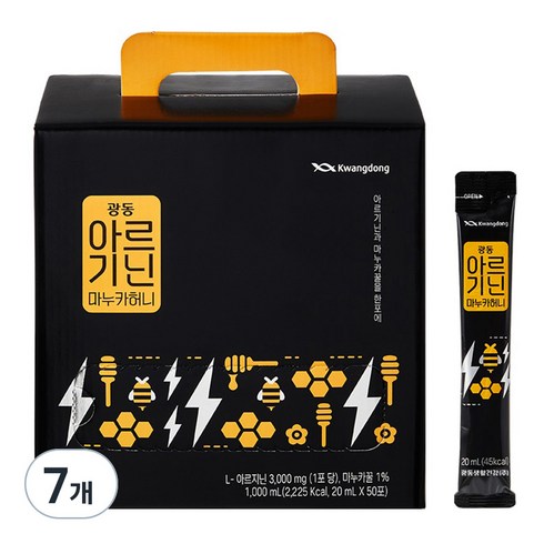 광동 아르기닌 마누카허니스틱, 7개