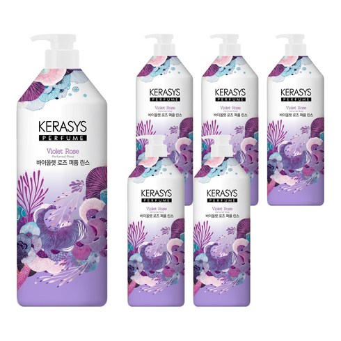 케라시스 퍼퓸 린스 바이올렛 로즈, 1L, 6개
