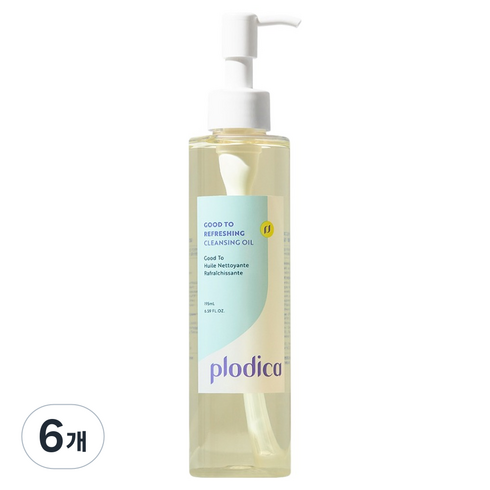 플로디카 굿 투 리프레싱 클렌징오일, 6개, 195ml