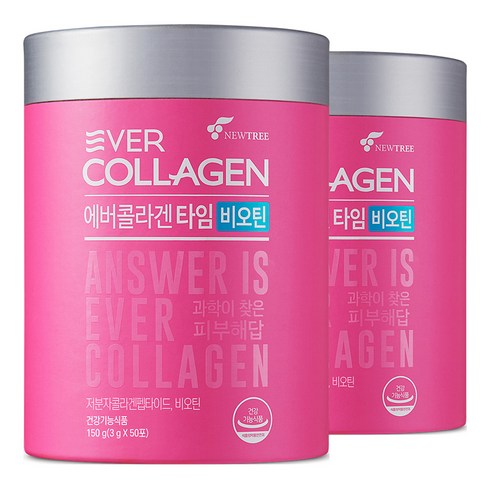에버콜라겐 타임 비오틴, 50회분, 2개